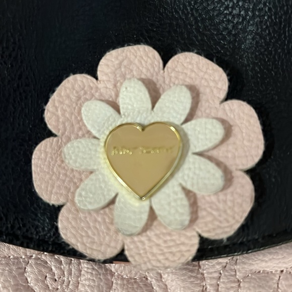 Betsey Johnson Faux Leather Flower Back Pack - Picture 4 of 14